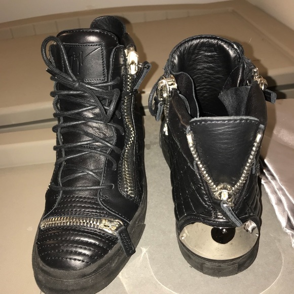 Giuseppe Zanotti Black leather quilted… - Picture 4 of 10